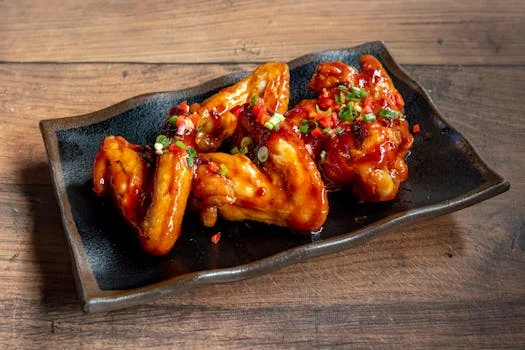 chicken wings spicy buffalo sauce
