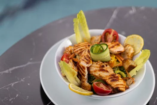 caesar salad fresh romaine croutons